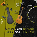 SALVADOR CORTEZ KLASIČNA GITARA CC-06 - PAKET