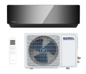 Klima Korel Urban Art Plus 3,5 kW, crni staklo-panel, Inverter, WI-FI,