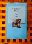 UMBERTO ECO: IME RUŽE,BIBLIOTEKA JUTARNJEG LISTA