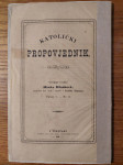 KATOLIČKI propovjednik / Tečaj V. - Broj 3. - 1881.g. / Hinko HLADÁČEK