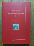 REPERTORIVM  I. / A - F / - Marci Marvli