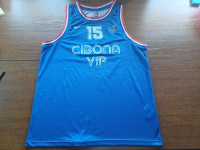 Dres Dževad Alihodžić KK CIBONA MW MATCH WORN sezona 1999 2000