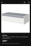 BRIMNES IKEA KREVET KAO NOV s madracima