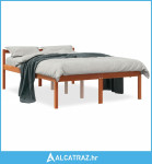 Krevet za starije osobe voštano smeđi 120 x 200 cm od borovine - NOVO