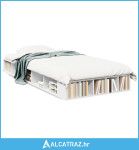 Okvir za krevet bijeli 90x200 cm konstruirano drvo - NOVO
