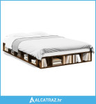 Okvir za krevet boja hrasta 120x190 cm konstruirano drvo - NOVO