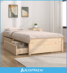 Okvir za krevet s ladicama 100 x 200 cm - NOVO
