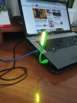 Zelena USB led lampica