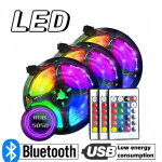 Rgb led traka bluetooth kontrola plus daljinski 5m