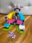 Lego friends , izložba pasa+ gratis motorić sa figuricom i psićem