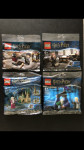 Lego Harry Potter Polybags 30407, 30392, 30435, 30677, novo