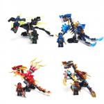 LEGO Ninjago zmaj -  set od 4 zmaja s figuricama