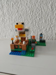 Minecraft lego set- farma kokoši