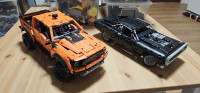 Replike Lego setova: Ford Raptor 42126, Dom's Dodge Charger 42111