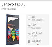 Lenovo tablet TB3 - 850 M