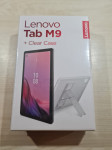 Prodajem novi upak. tablet LENOVO Tab M9 + Clear case,sivi,2god.garanc