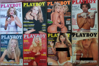 Playboy hrvatsko izdanje 1997. 1998. i 2000. - 8 komada