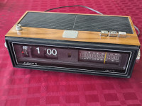 1970 Junior flip clock  - radio alarm