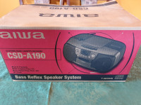 Novi Aiwa CSD-A190 CD Radio Kasetofon - "New Old Stock"