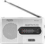 FM radio prijenosnik, mini prijenosni + 4 baterije NOVO!!