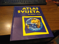 ATLAS SVIJETA ZA ŠKOLU I DOM MOZAIK KNJIGA 2001.