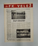 Časopis FK Velež br. 8/1966