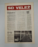 Časopis SD Velež br. 2/1975