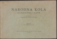 Glazba - Narodna kola za harmoniku i klavir - notni zapis