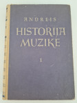 Historija muzike 1. dio - Josip Andreis