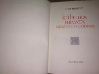 Horvat Josip: Kultura Hrvata kroz 1000 godina