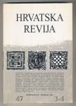 Hrvatska revija rujan prosinac 1997 Vinko Nikolić