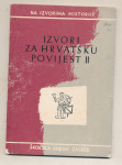 Izvori za hrvatsku povijest II prir. Nada Klaić