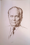 JOSIP BROZ TITO Božidar Jakac 1966 Reprodukcija Portret slika 30x45cm