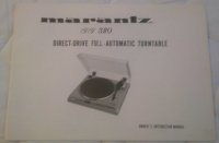 Katalog (manual) za gramofon Marantz