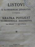 kratka povjest slobodnog zidarstva na strani iu hrvatskoj