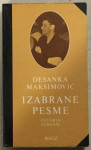 Maksimović Desanka: Izabrane pesme