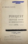 Mihovil Mandić: Povijest okupacije Bosne i Hercegovine 1878.