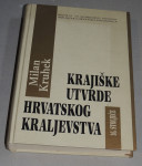 Milan Kruhek KRAJIŠKE UTVRDE HRVATSKOG KRALJEVSTVA - 16. stoljeće