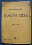 NAJNOVIJA KARTA BALKANSKIH DRŽAVA Hartman St Kugli Zagreb cca 1900-11