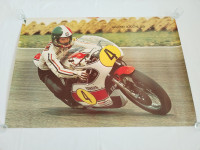 ORIGINALNI PLAKAT POSTER GIACOMO AGOSTINI YAMAHA iz 1980ih god 99x68cm