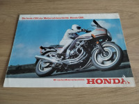 ORIGINAL PROSPEKT + POSTER HONDA CBX 1000 SUPER SPORT, 1981., BROCHURE