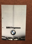 ORIGINALNI PROSPEKT BMW PROGRAM 1974