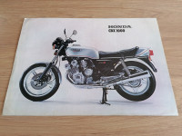 ORIGINALNI PROSPEKT HONDA CBX 1000 iz 1980-ih godina BROCHURE