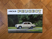 ORIGINALNI PROSPEKT PEUGEOT 403