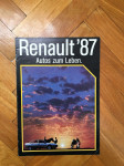 ORIGINALNI PROSPEKT RENAULT PROGRAM 1987