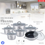 VRHUNSKI INOX 18/10 ZILNER SET LONACA 12 DJELNI