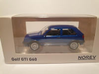 1:43 Volkswagen Golf 2 GTI G60, Norev, metalizirano plavi