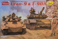 Amusing Hobby 1/35 Uran 9 & T-90A