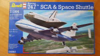 MAKETA  AVIONA  REVELL  - BOEING 747 & SPACE  SHUTTLE - NOVO