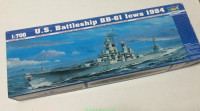 Trumpeter 1/700 USS Battleship BB-61 Iowa 1984